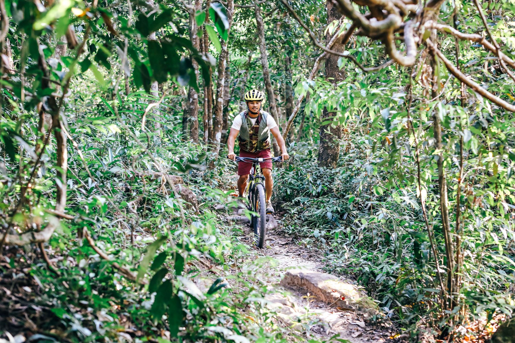 Mountain biking at Shinta Man Wild