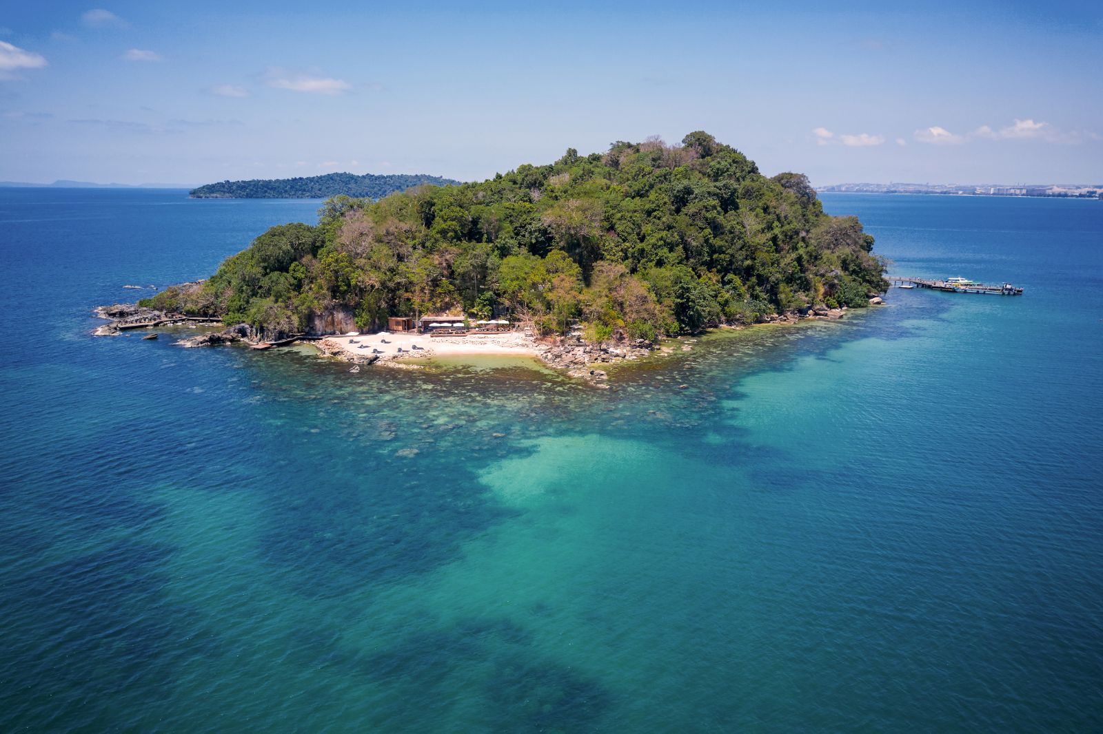 Ariel View of Krabey Island 