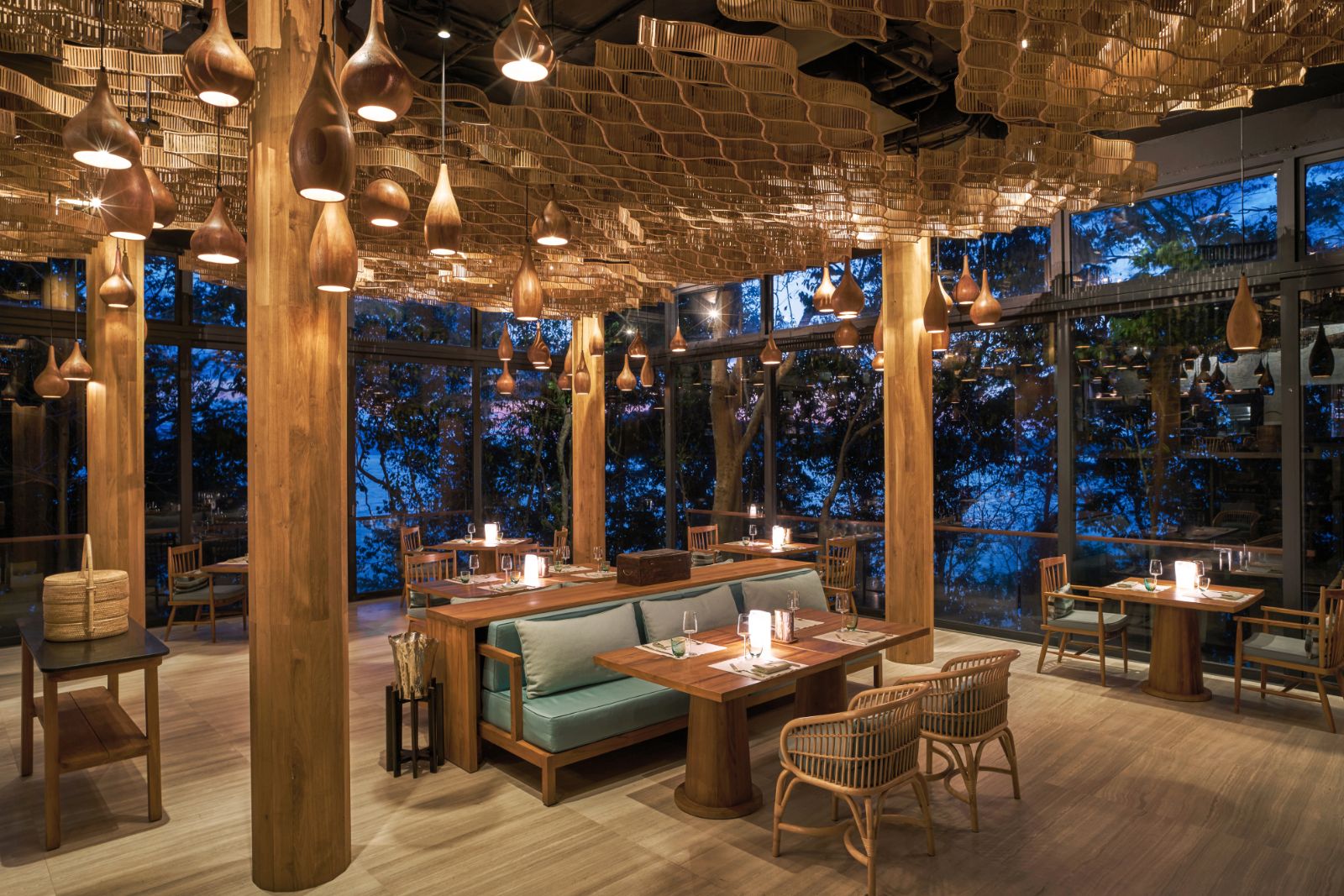 Tree restaurant at Luxury Resort Six Senses Krabey 