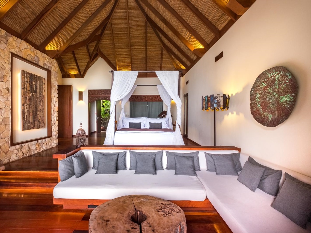 Master Bedroom in Jungle Villa at Song Saa Cambodia