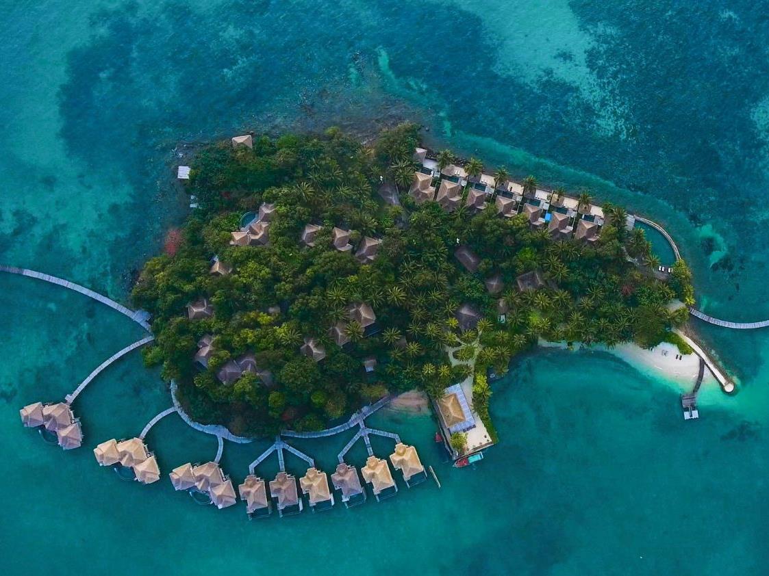 Aerial view of Song Saa Private Island