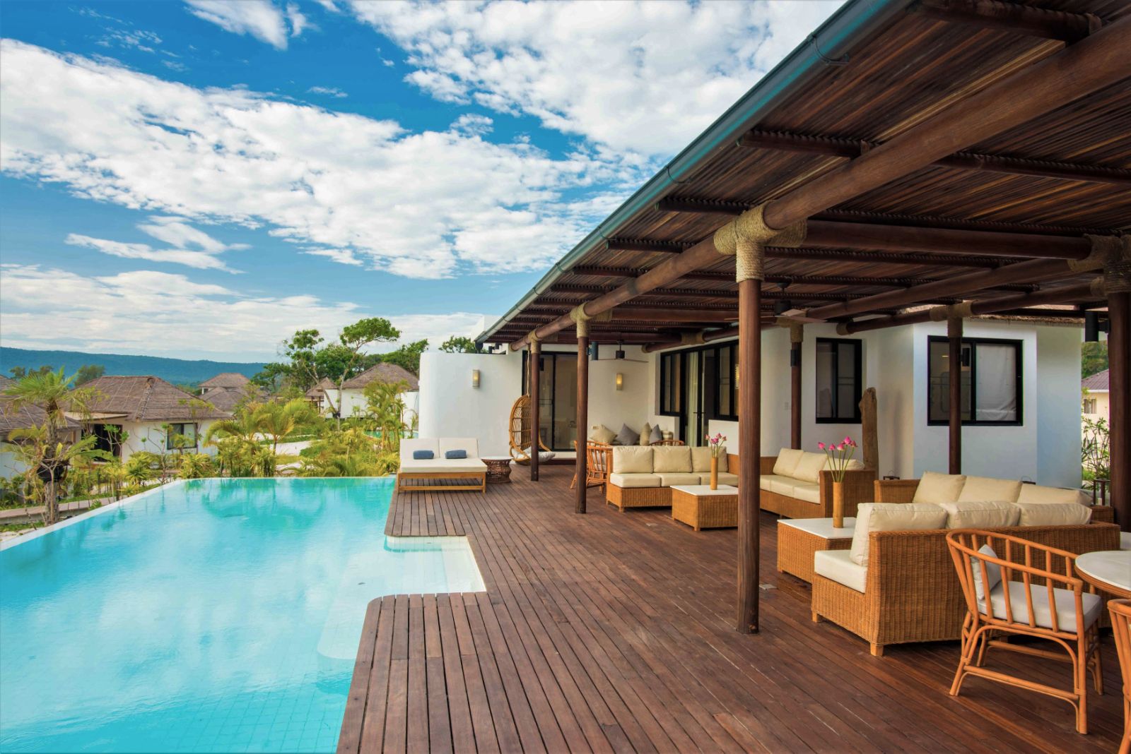 Oceanview pool villa at the Royal Sands Resort in Koh Rong, Cambodia