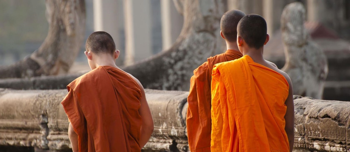 Monks in Cambodia