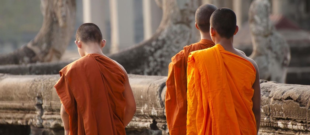 Monks in Cambodia