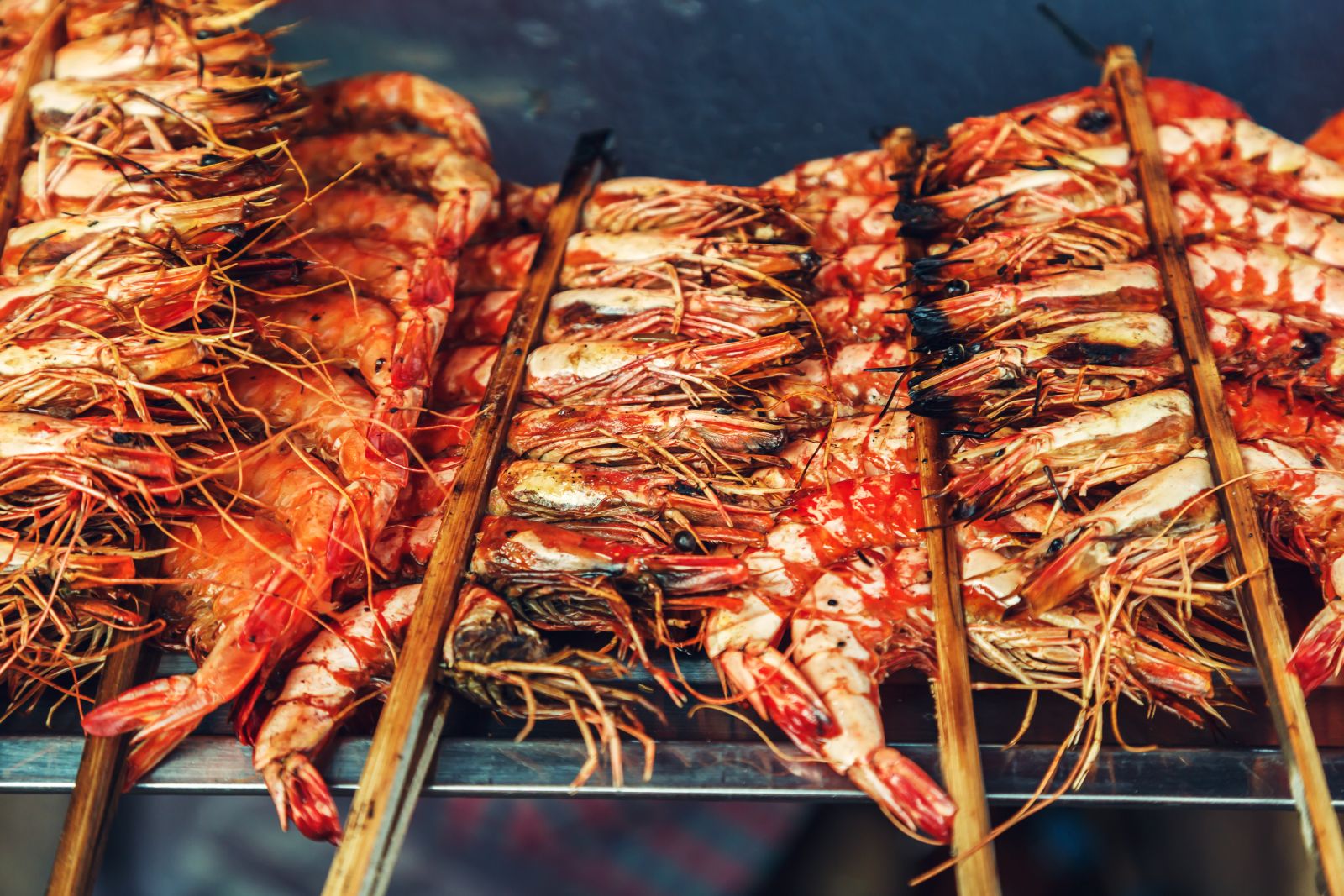 Traditional seafood market in Kep Cambodia
