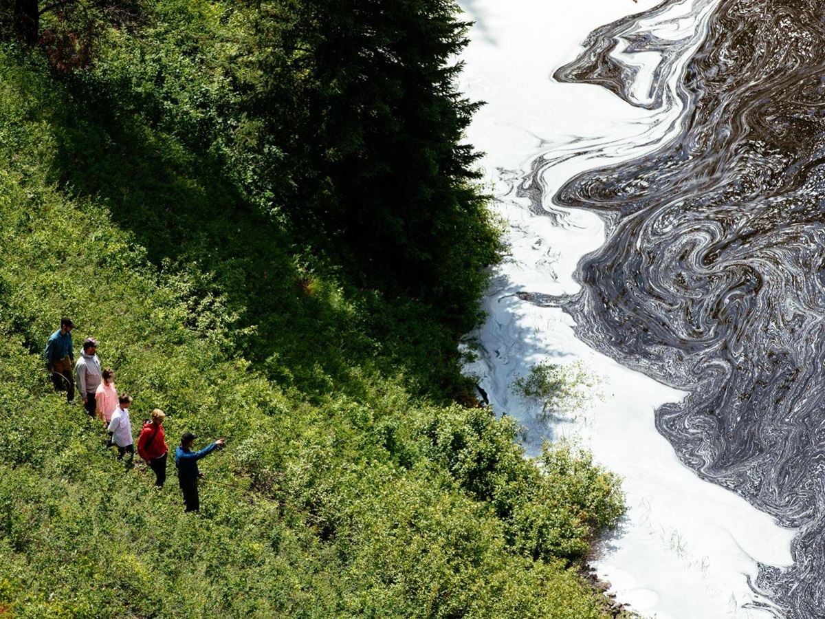 Backcountry Hiking near he grounds of Siwash Lake Ranch in Canada's British Columbia
