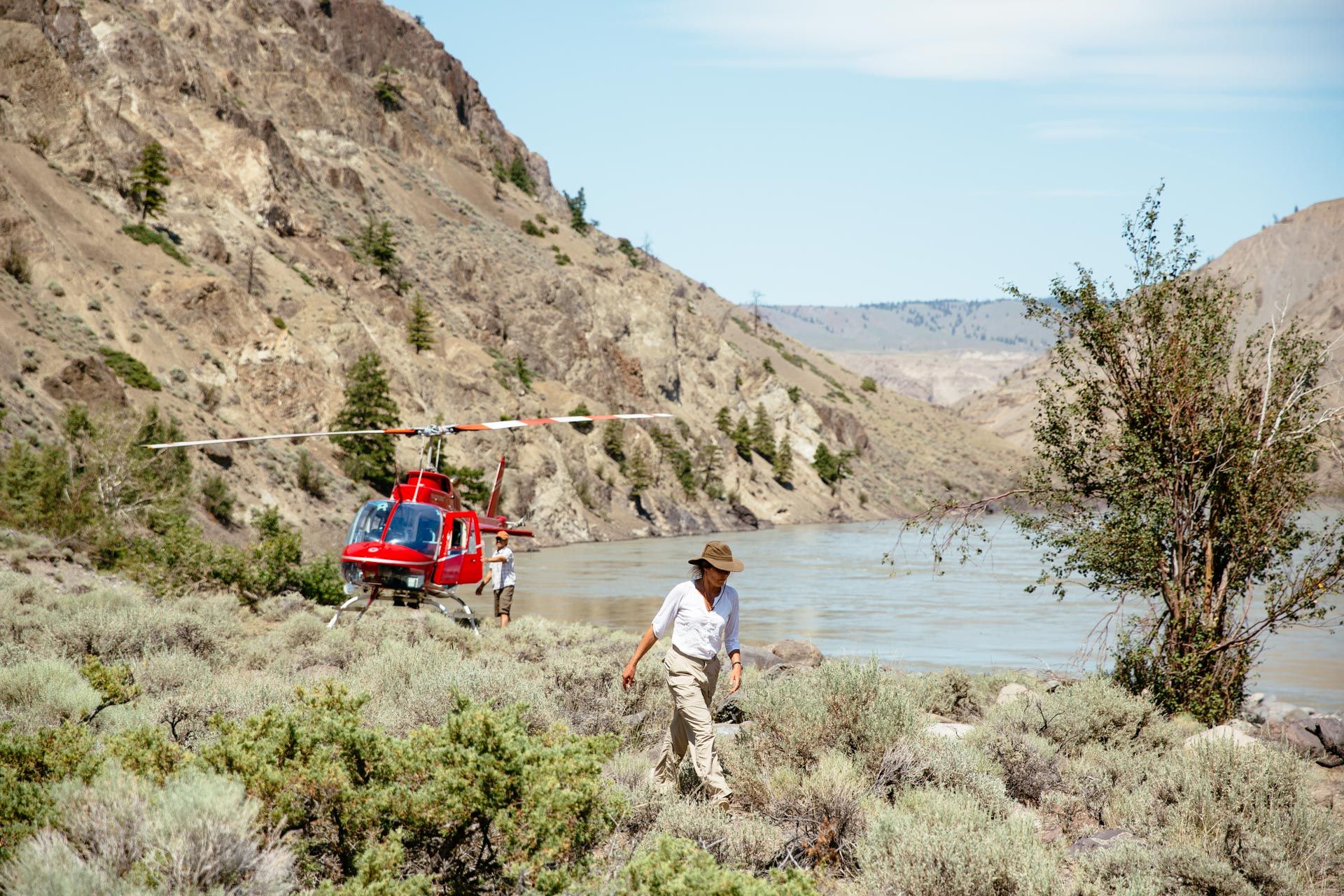 Helicopter safari from Siwash Lake Wilderness Resort, Canada