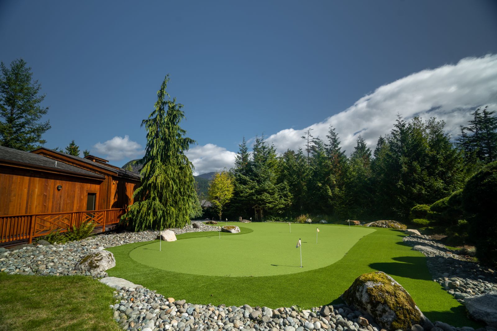 Golf course on the grounds of Sonora Resort in Canada's British Columbia
