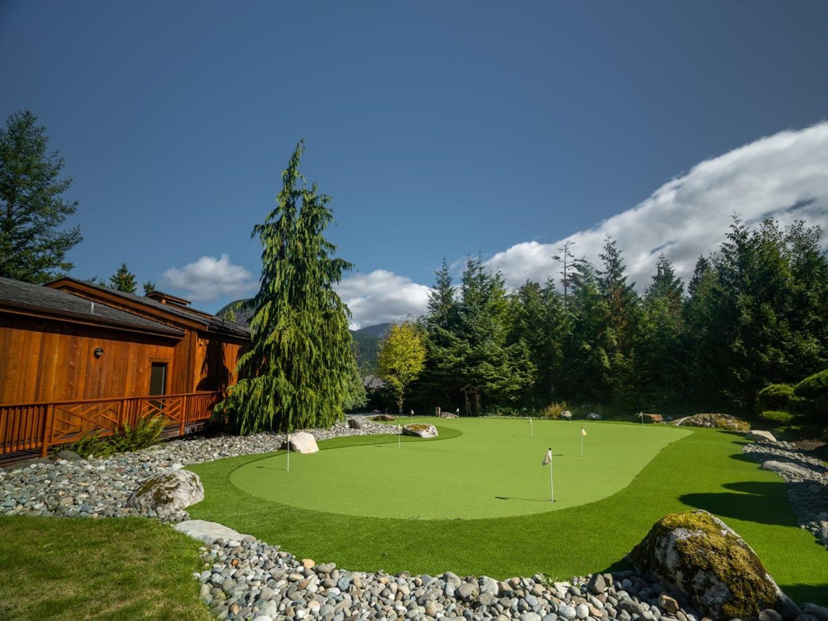 Golf course on the grounds of Sonora Resort in Canada's British Columbia
