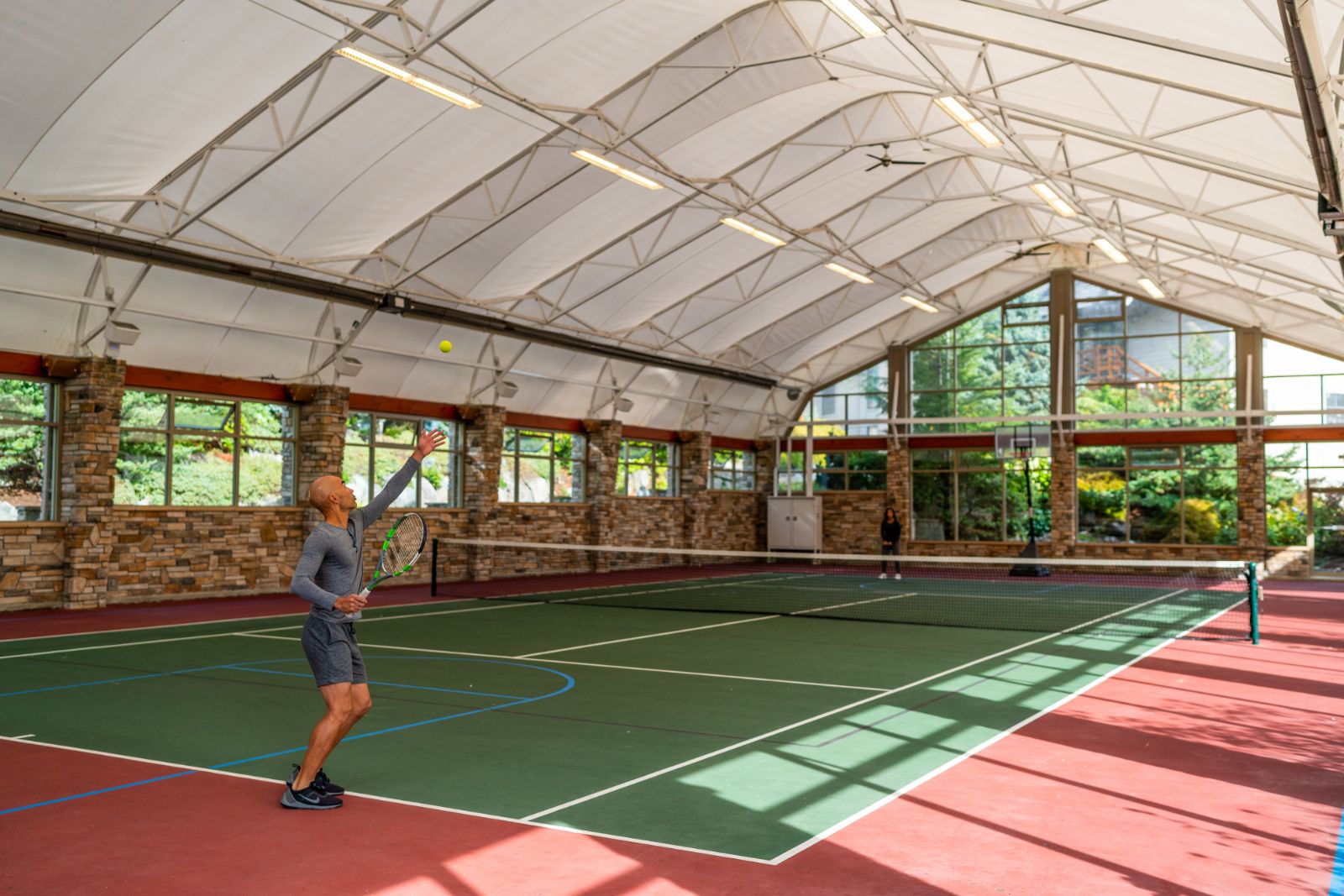 Tennis on the grounds of Sonora Resort in Canada's British Columbia