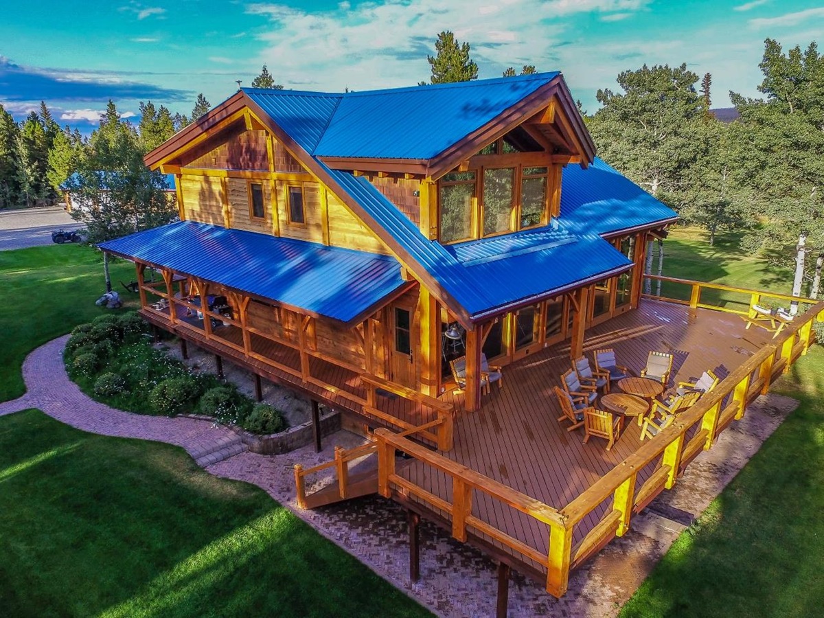 Exterior view of the Main Lodge House