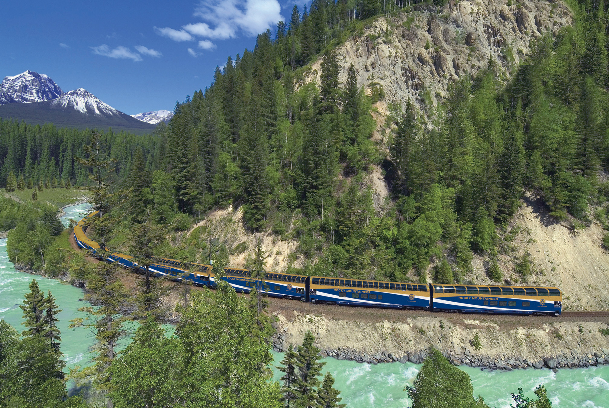 Kicking Horse Canyon with the Vancouver Rocky Mountaineer, Canada