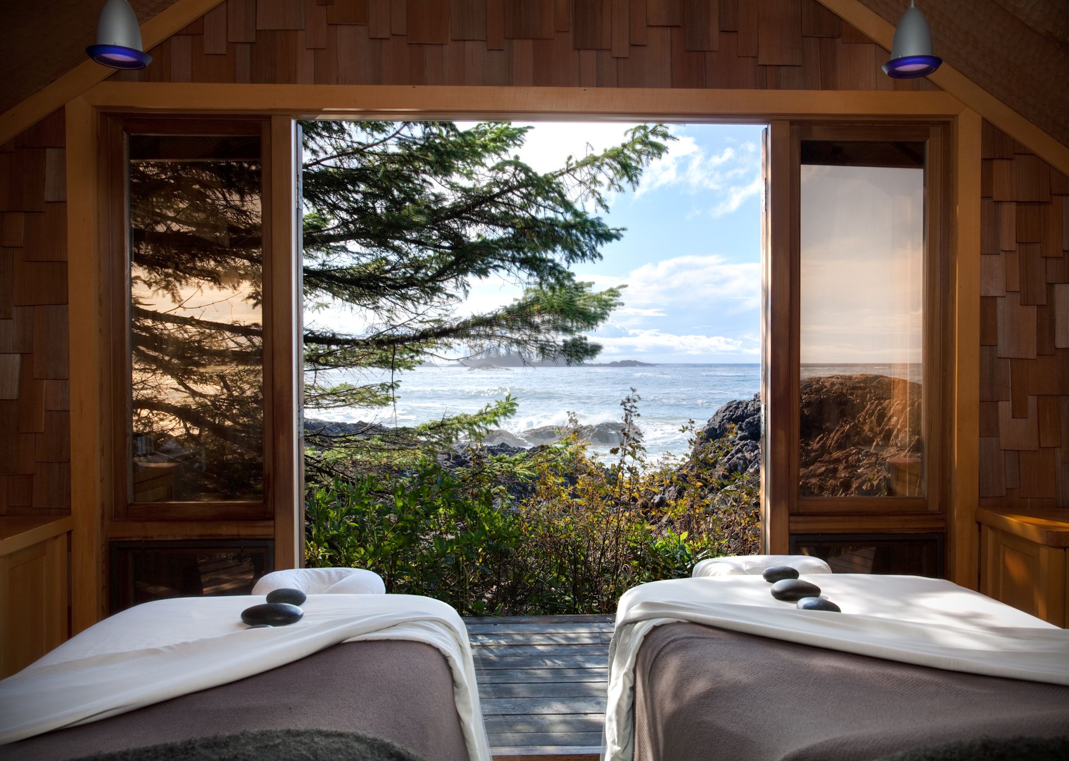 Sanctuary view from the Wickaninnish Inn, Canada