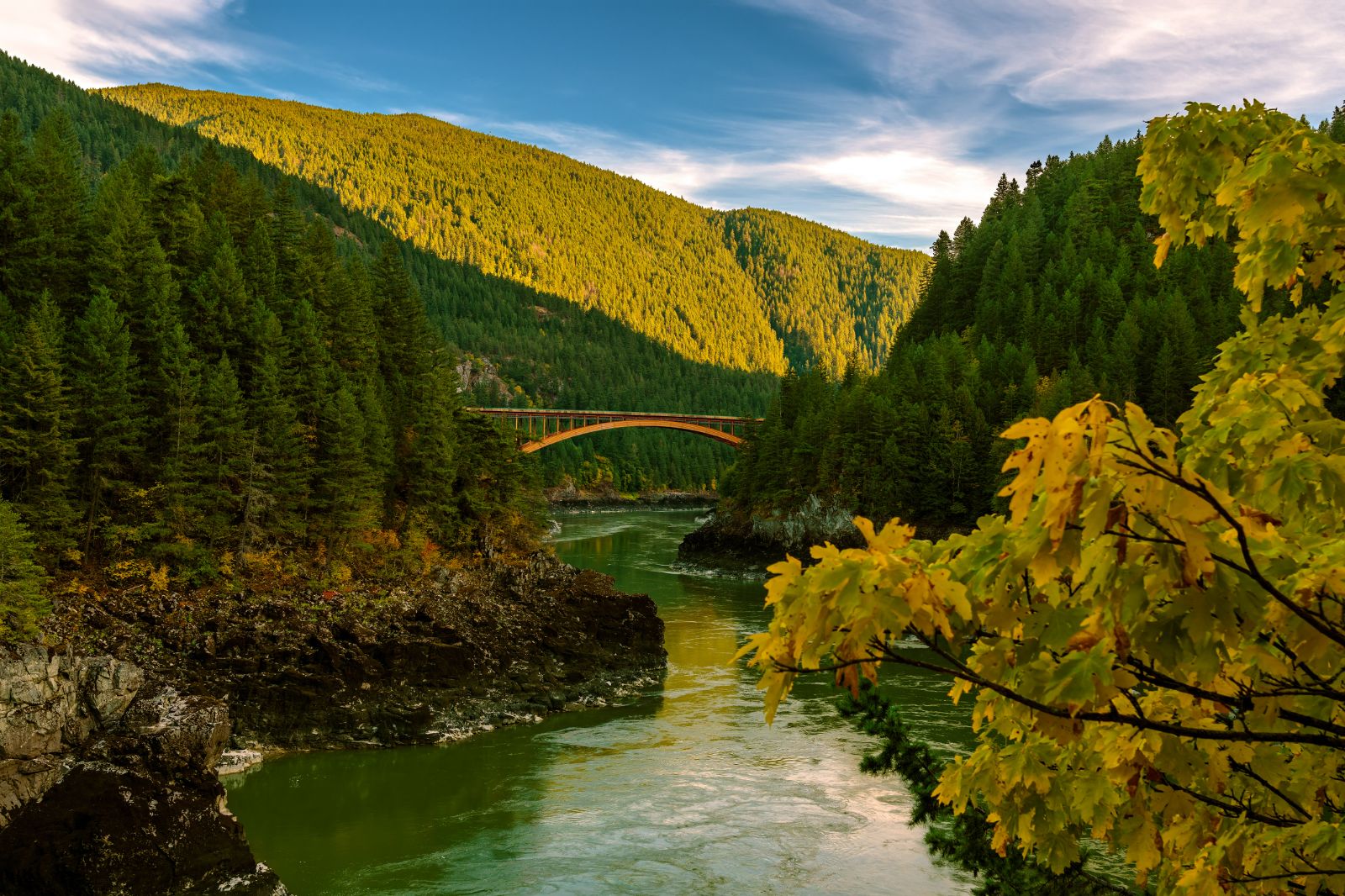 Fraser Canyon in Canada