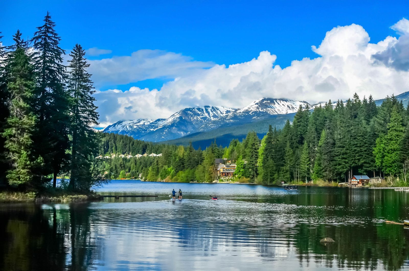 View of the lakefront at Whistler National Park