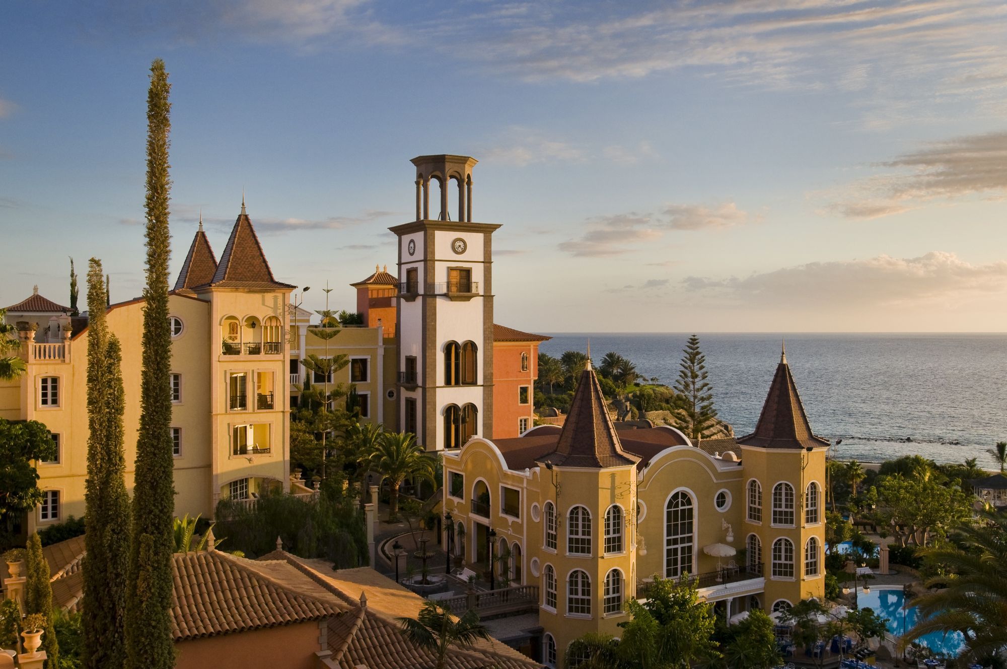 exterior view of Gran Hotel Bahia Del Duque in the Canaries, Spain 