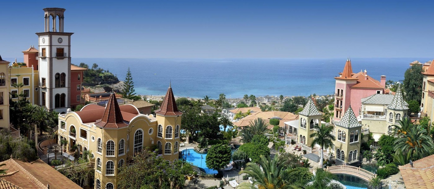 aerial view of Gran Hotel Bahia Del Duque in the Canaries, Spain 