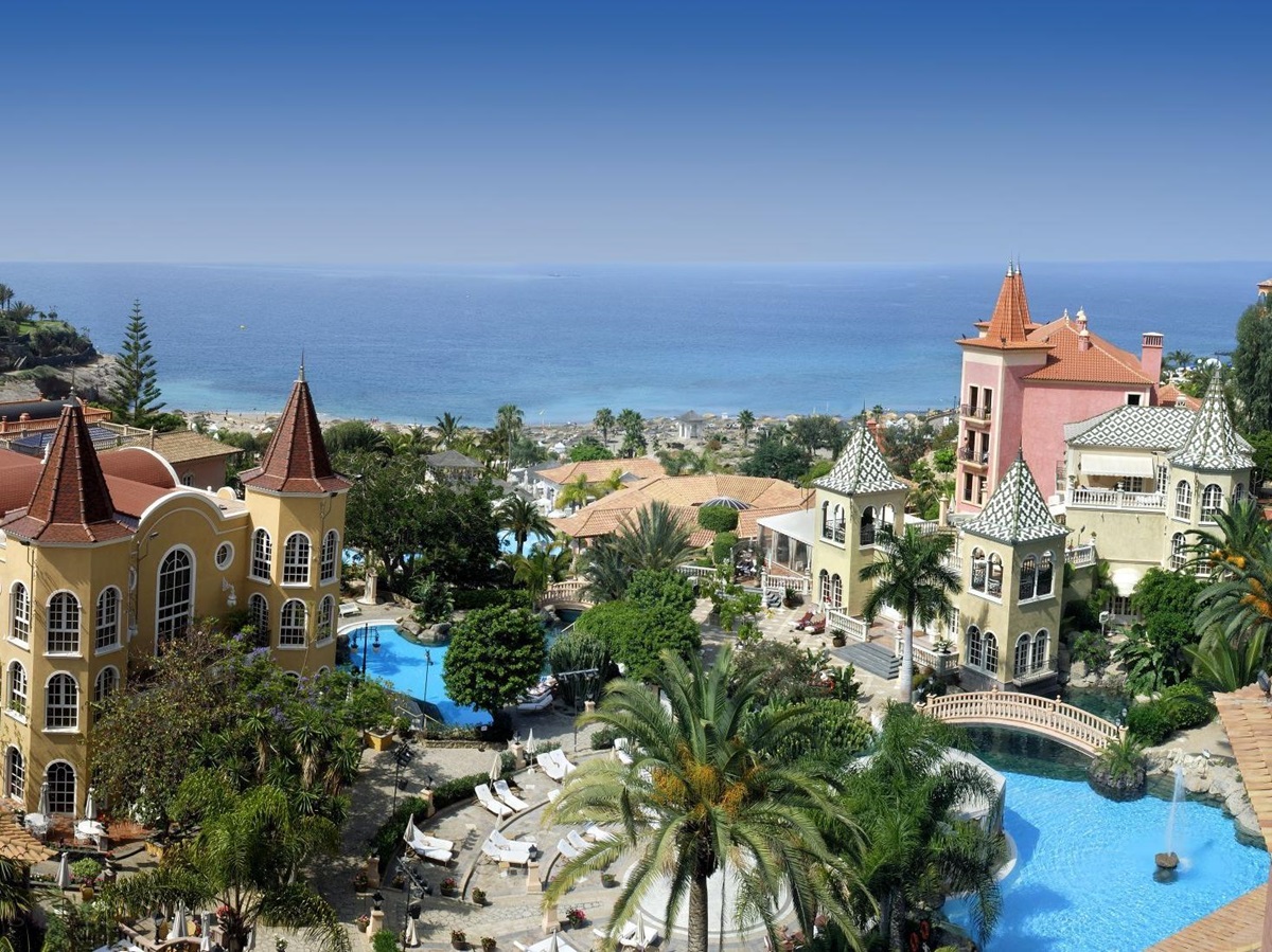 aerial view of Gran Hotel Bahia Del Duque in the Canaries, Spain