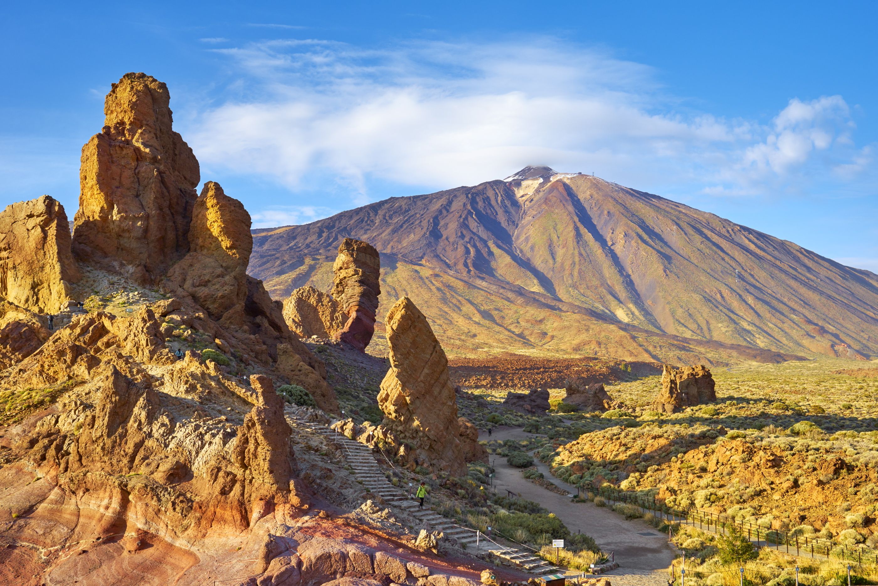 Mountain landscape in Tenerife in the Canaries