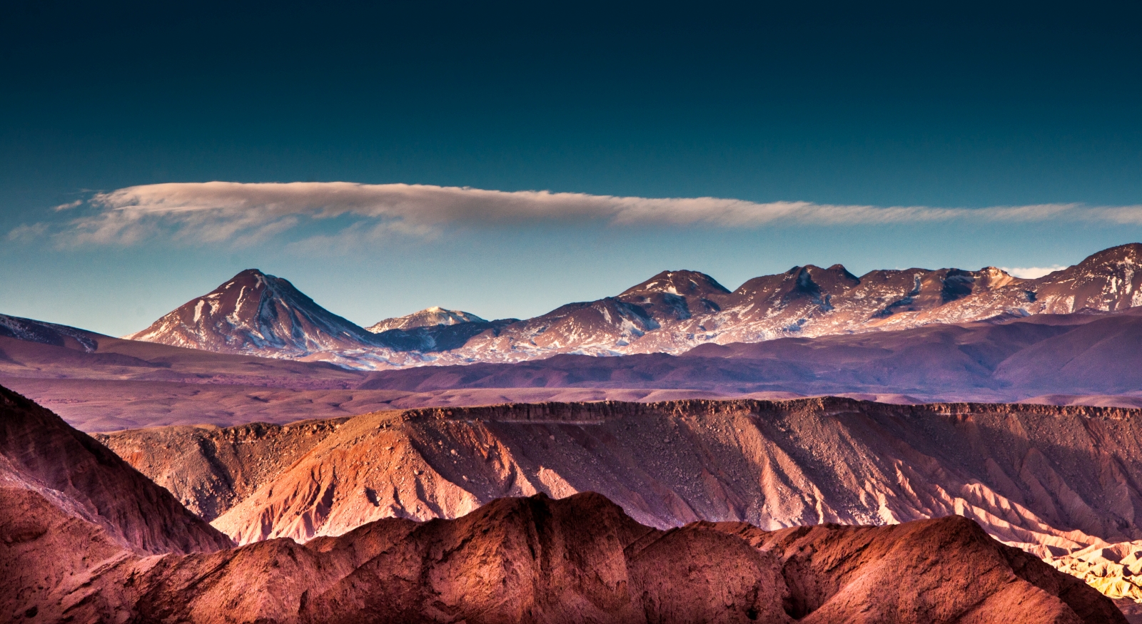 View of the desert landscape