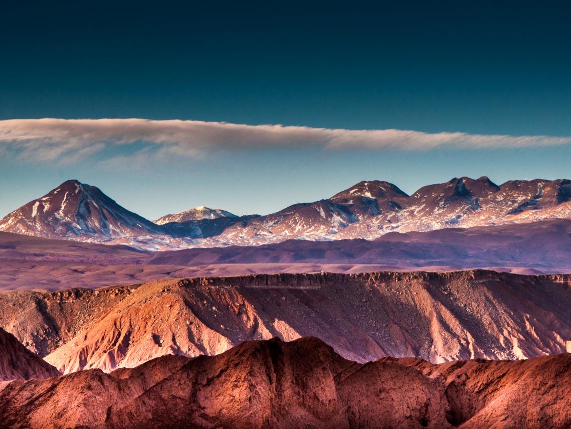 View of the desert landscape