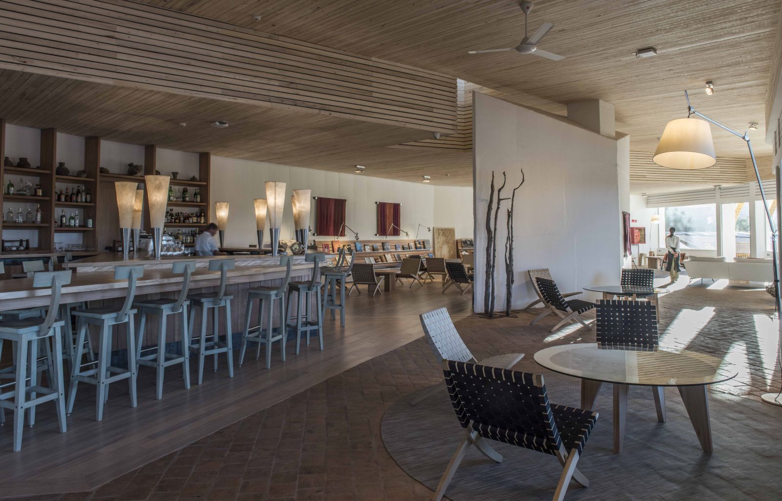 Bar and lounge area at Explora Atacama in Chile