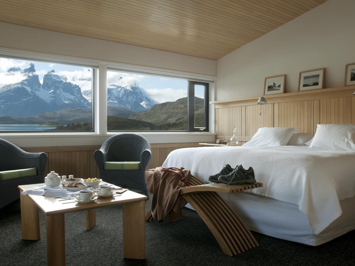 Bedroom at Explora Patagonia in Chile