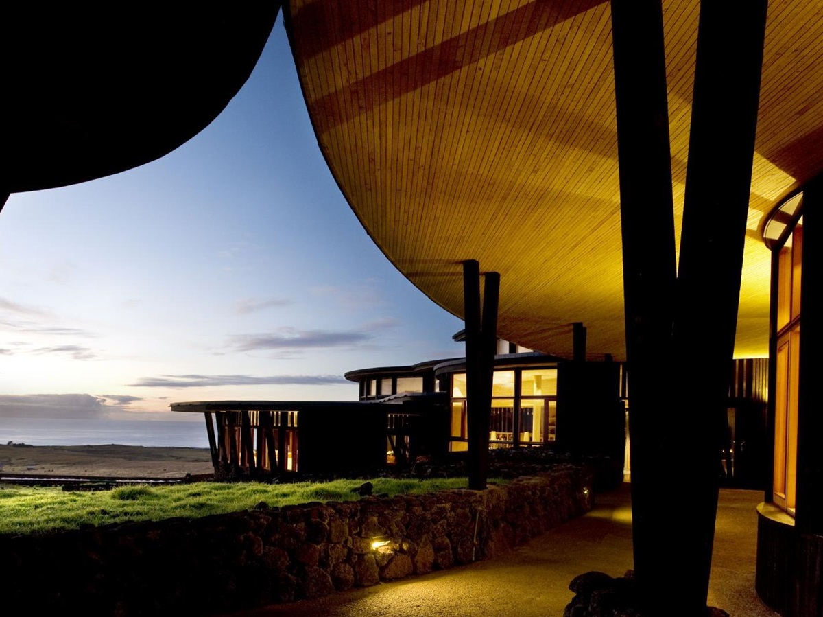 Evening skies on Easter Island from Explora Rapa Nui terrace