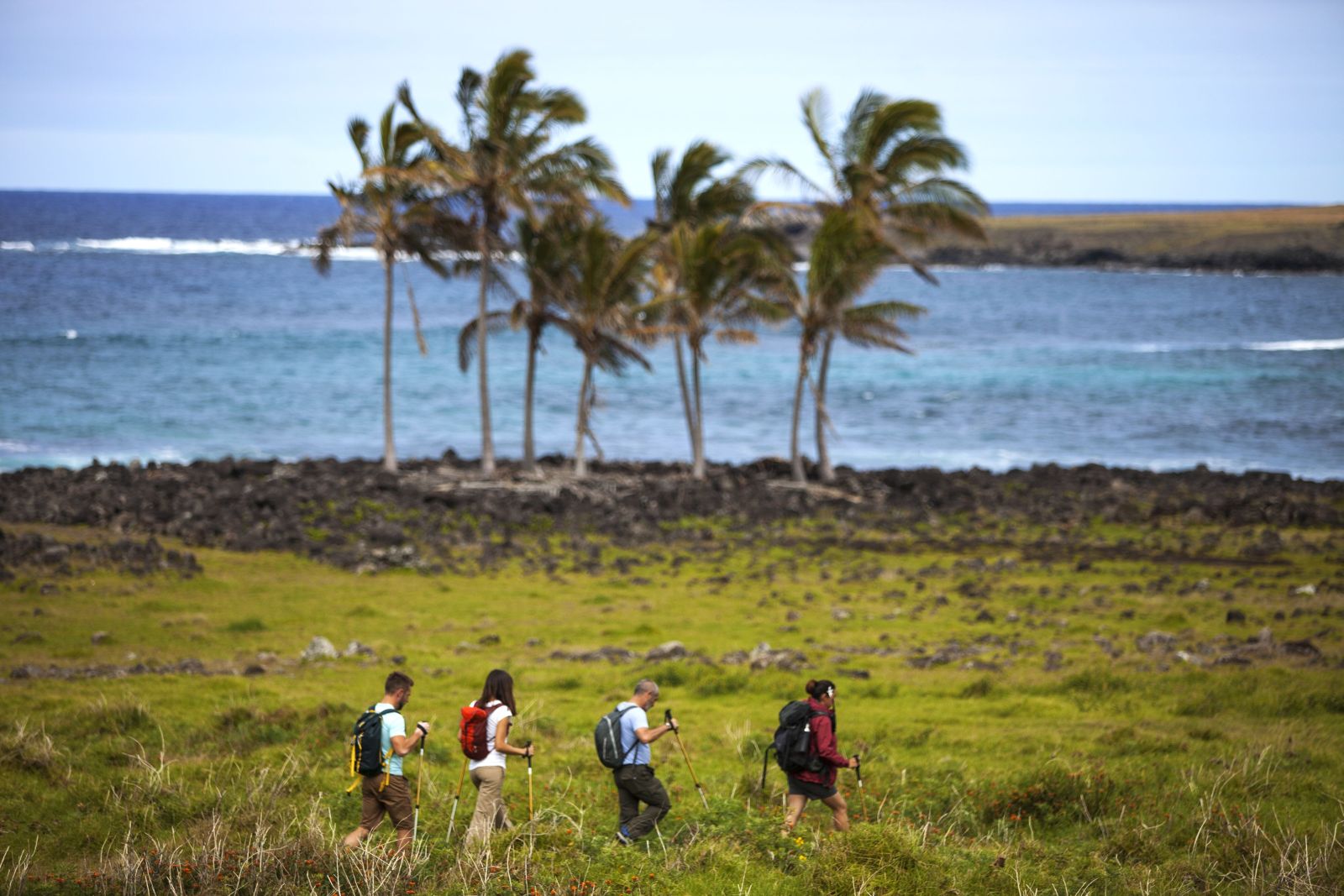 Hiking on Easter Island from Explora Rapa Nui