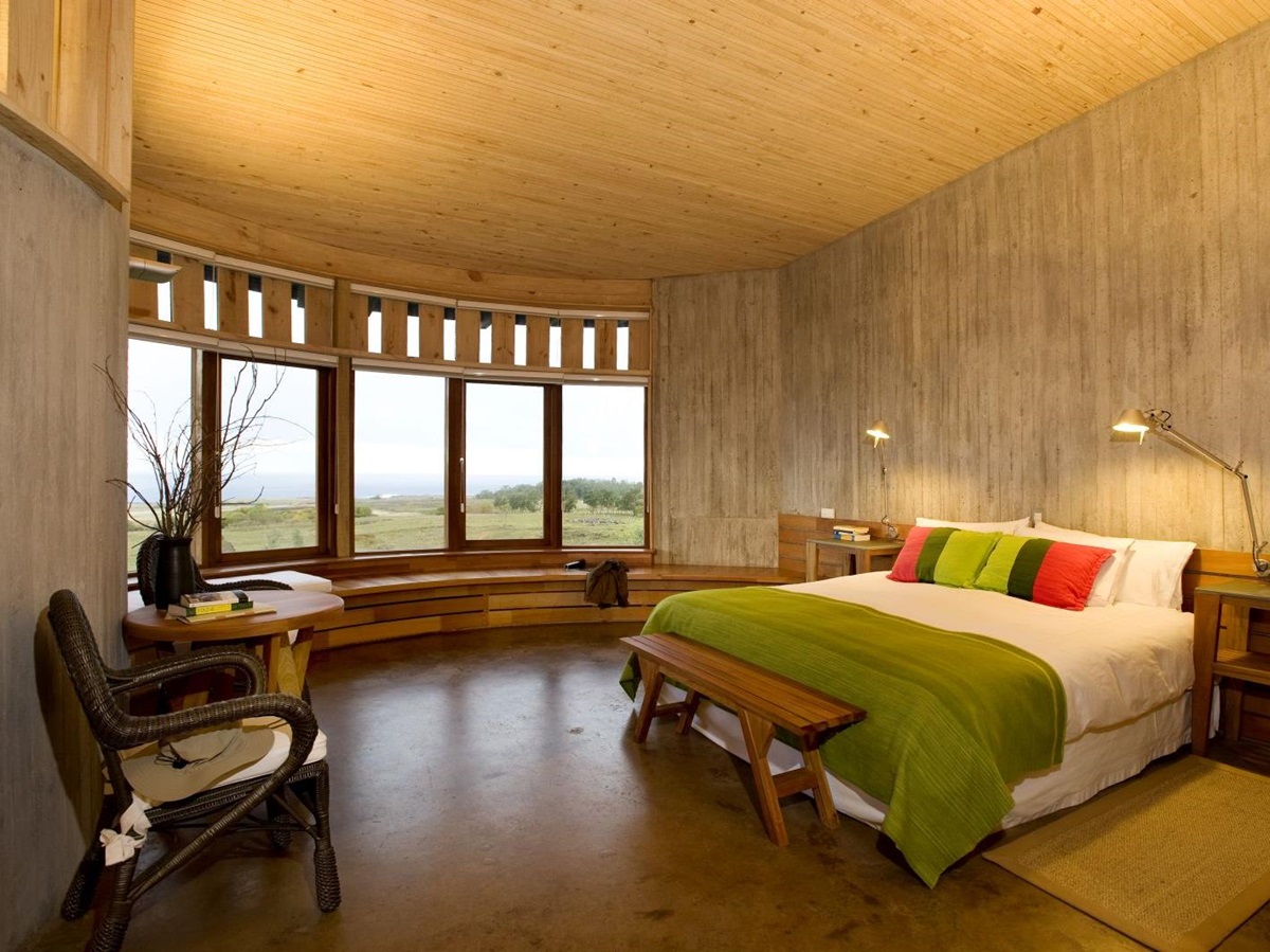 Interior view of the Raa Suite at Explora Rapa Nui on Easter Island