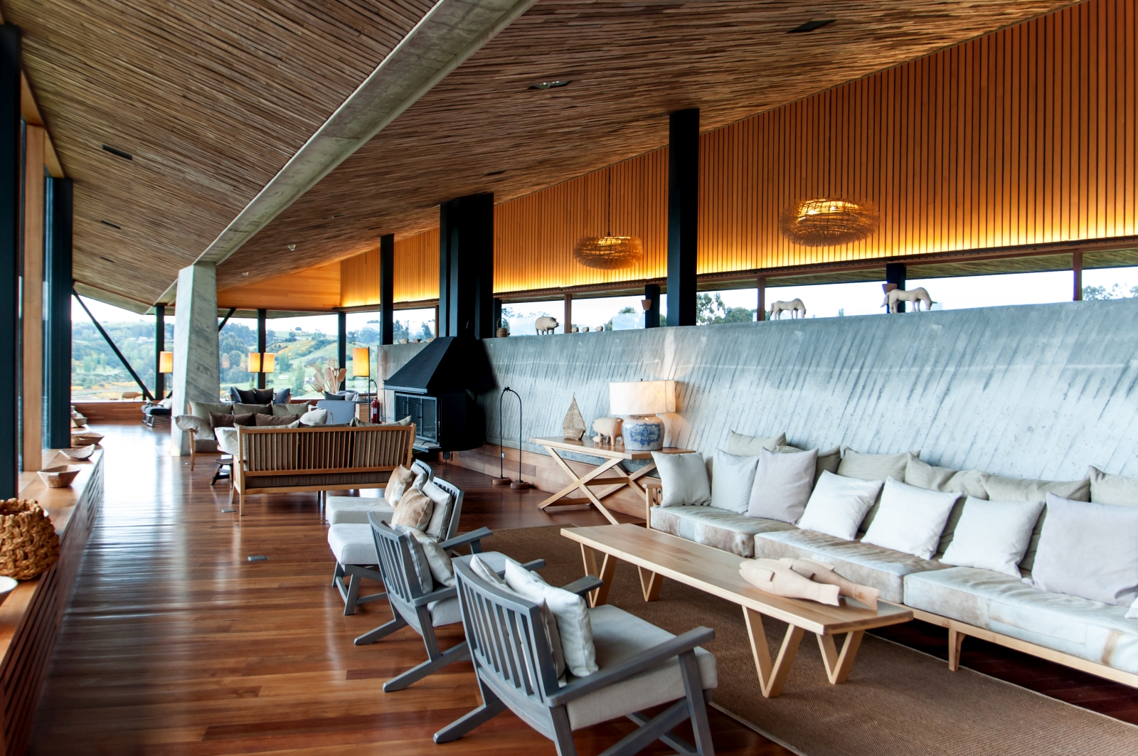 lounge at Tierra Chiloe