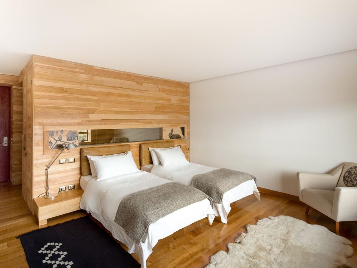 Twin room at Tierra Patagonia