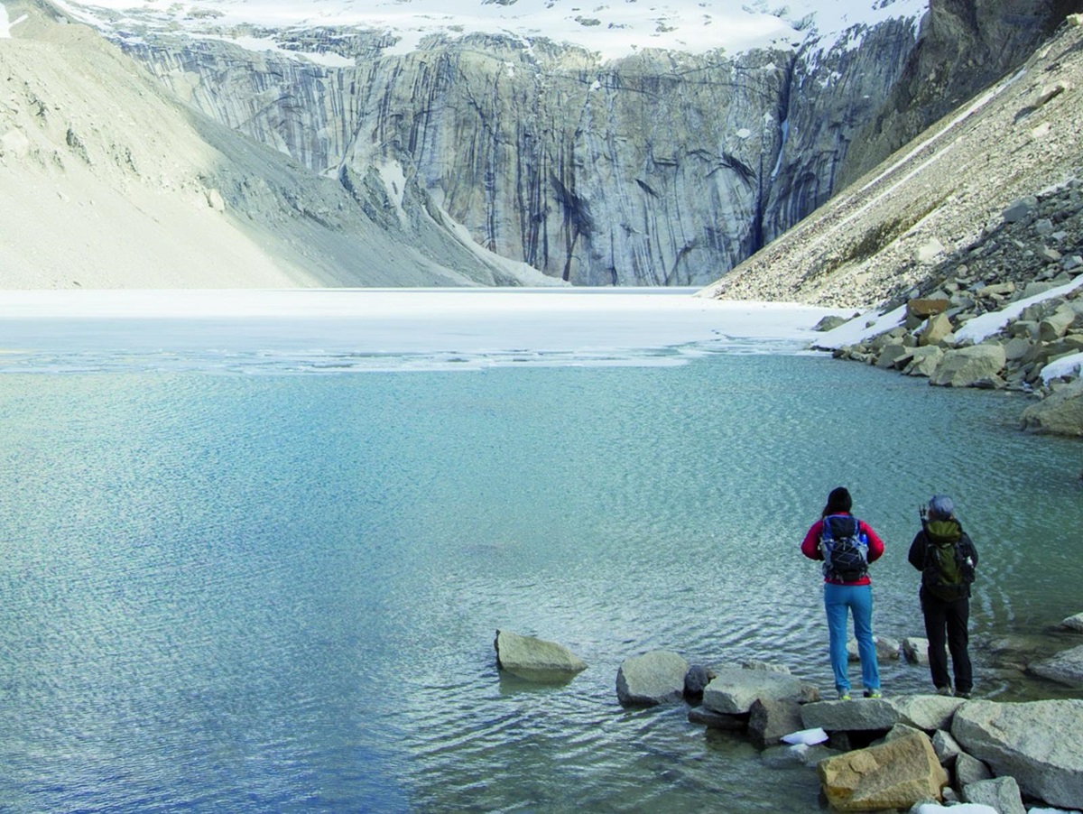 Glacier hiking near Tierra Hotels, Chile