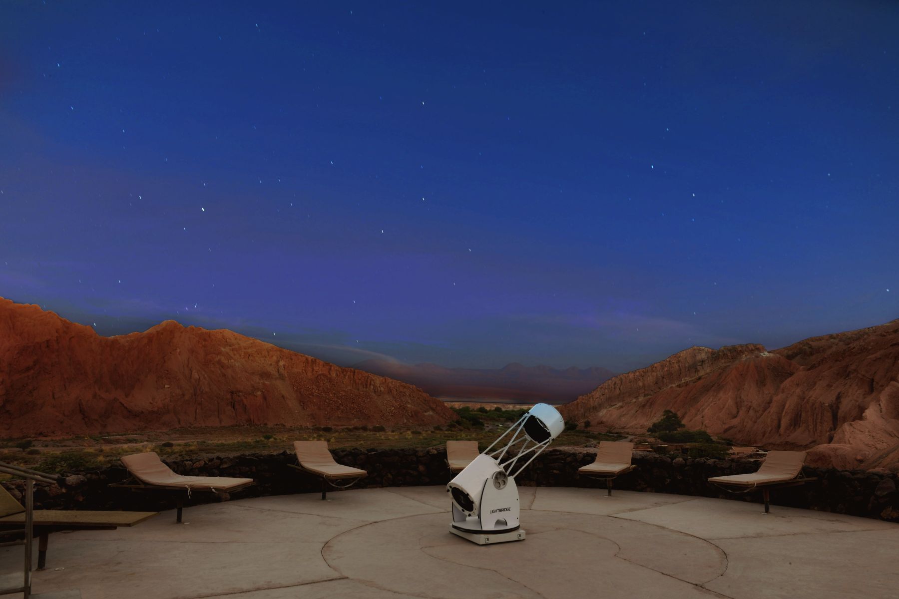 The observatory at Nayara Alto Atacama lodge in Chile