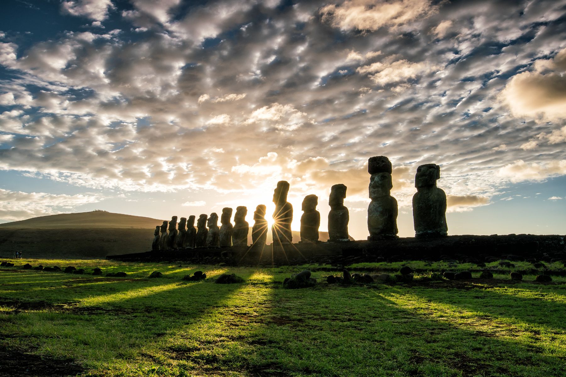Excursion from Nayara Hangaroa Easter Island to see sunrise at Tongariki