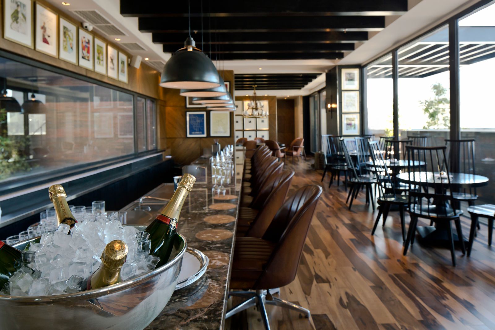 Bar at The Singular hotel in Santiago de Chile