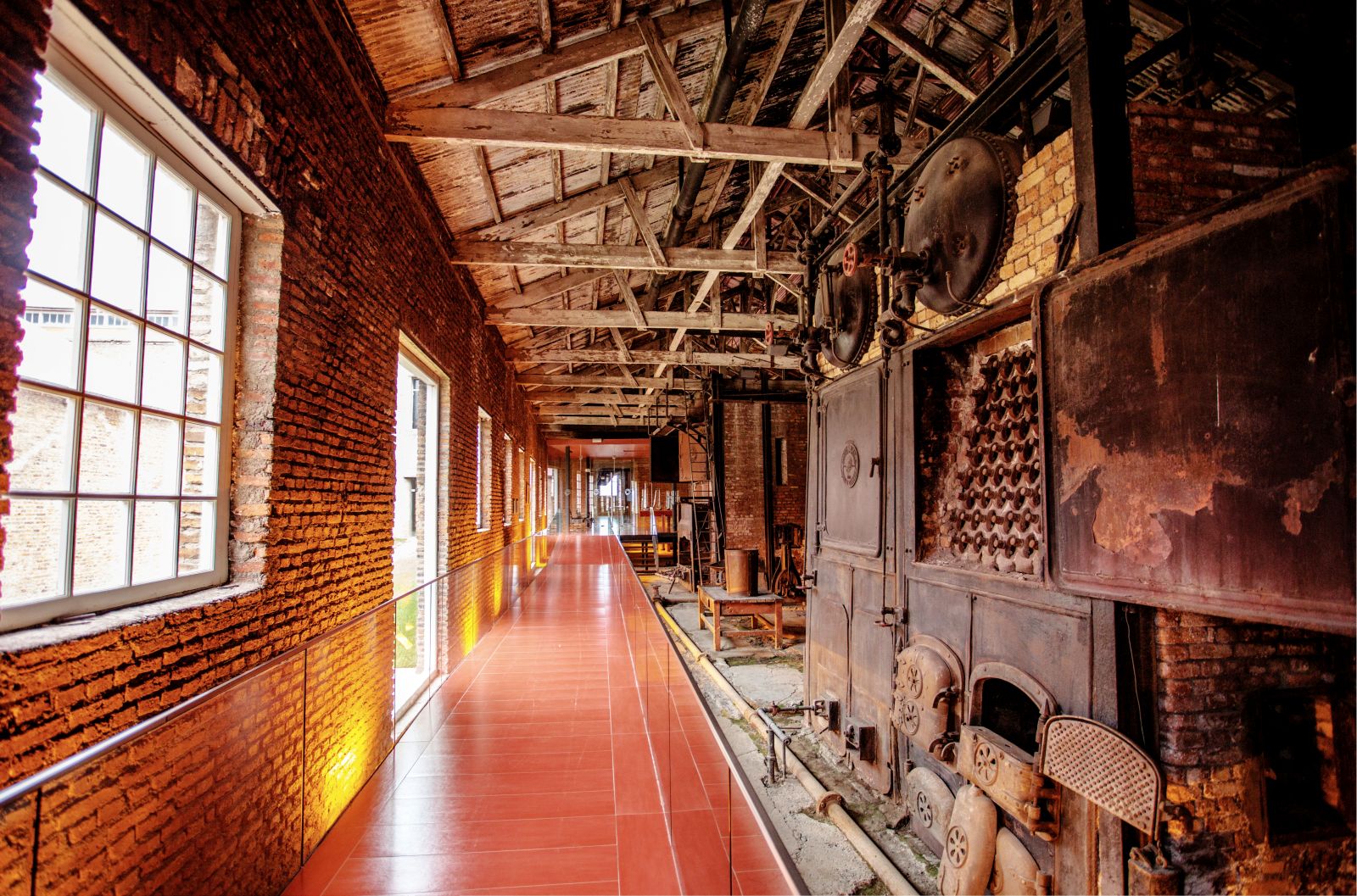 Bories cold warehouse museum within the Singular Patagonia hotel in Puerto Natales, Chile