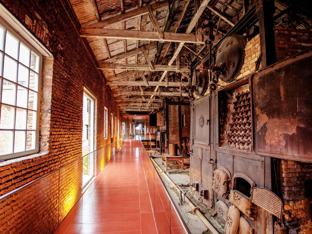 Bories cold warehouse museum within the Singular Patagonia hotel in Puerto Natales, Chile