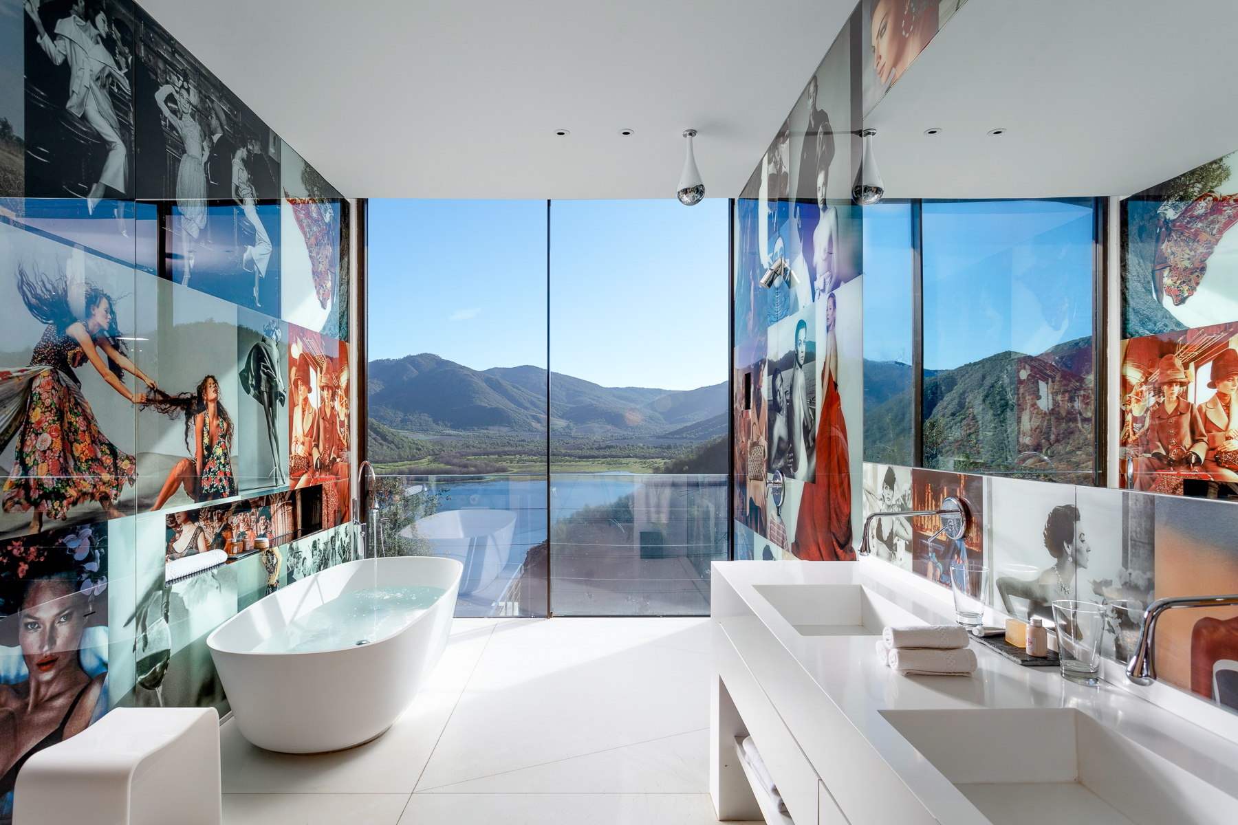 Hermes Suite bathroom at Hotel VIK in Chile