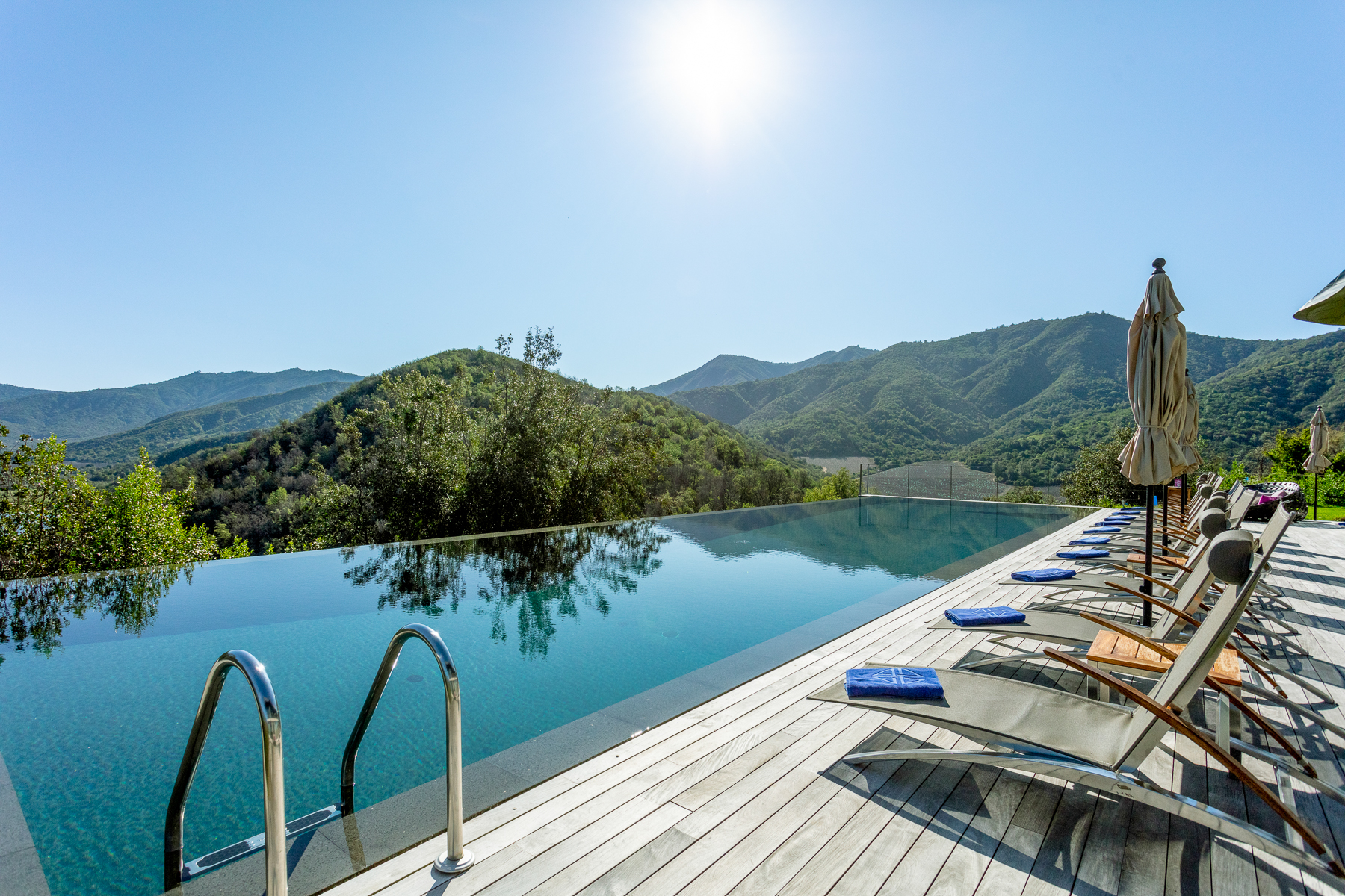 Swimming pool at Hotel VIK in Chile