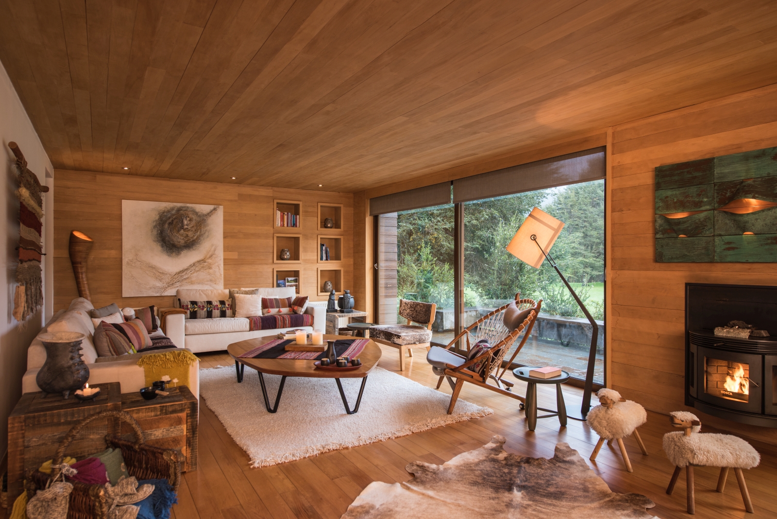 interior of a cosy lounge