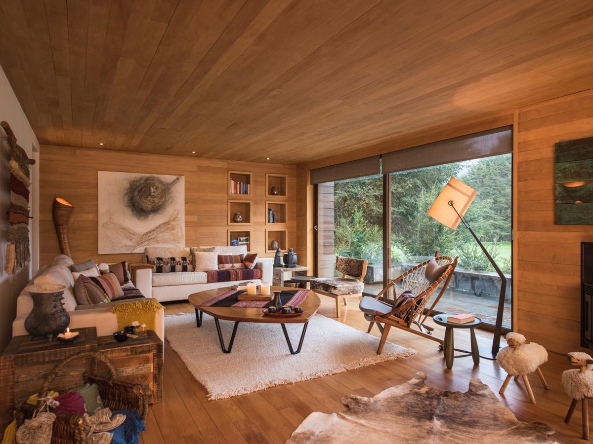 interior of a cosy lounge