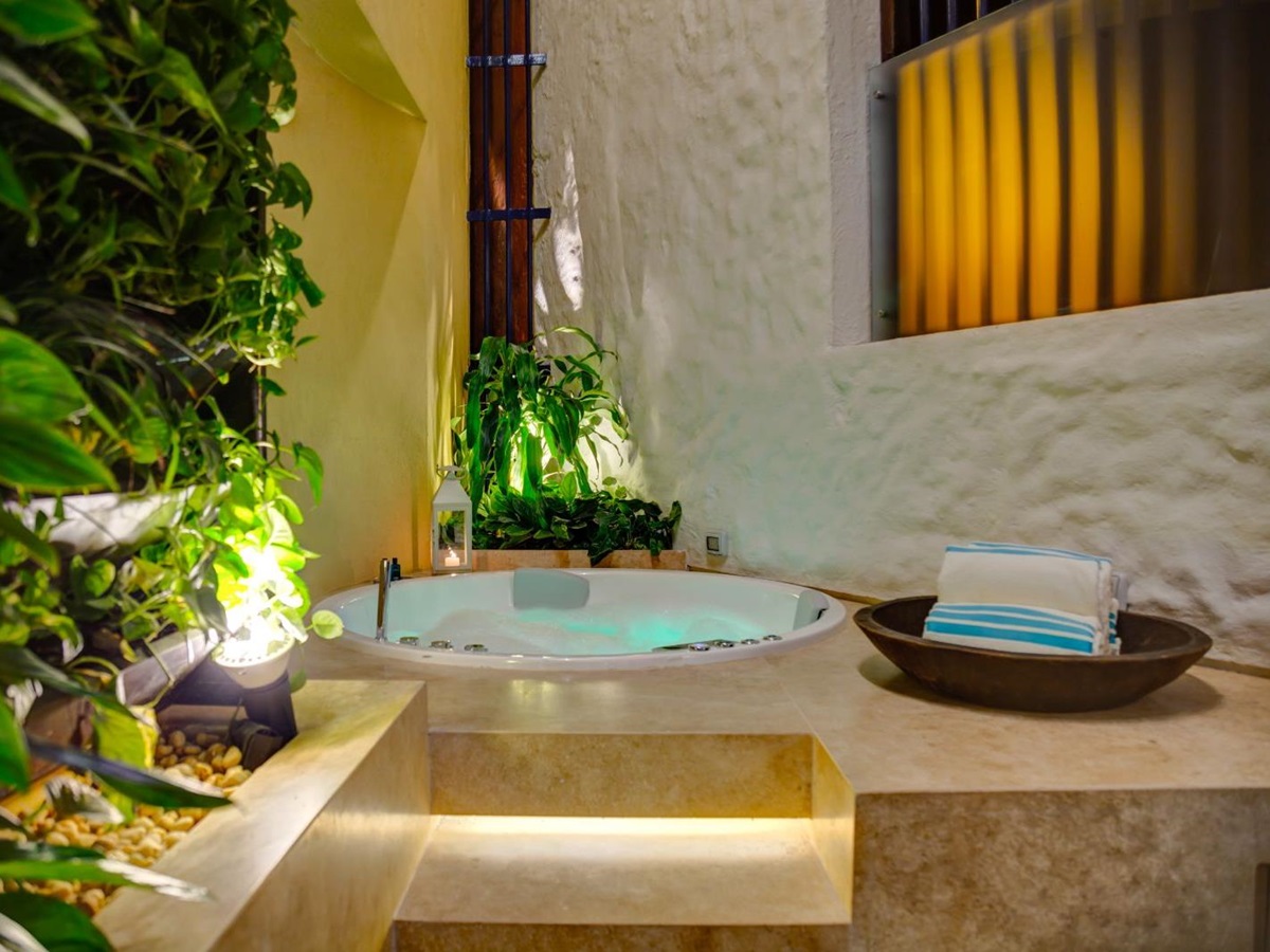 Hot tub at Sofitel Legend Santa Clara in Cartagena, Colombia