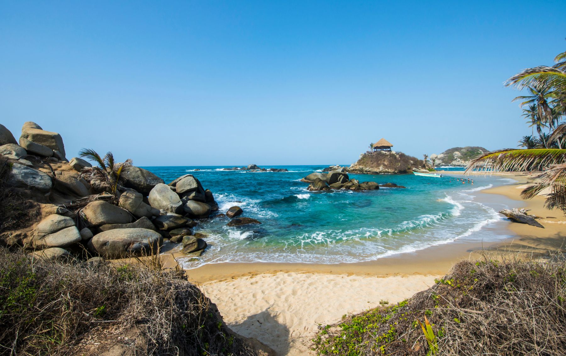 Seafront at Tayrona National Park in Colombia
