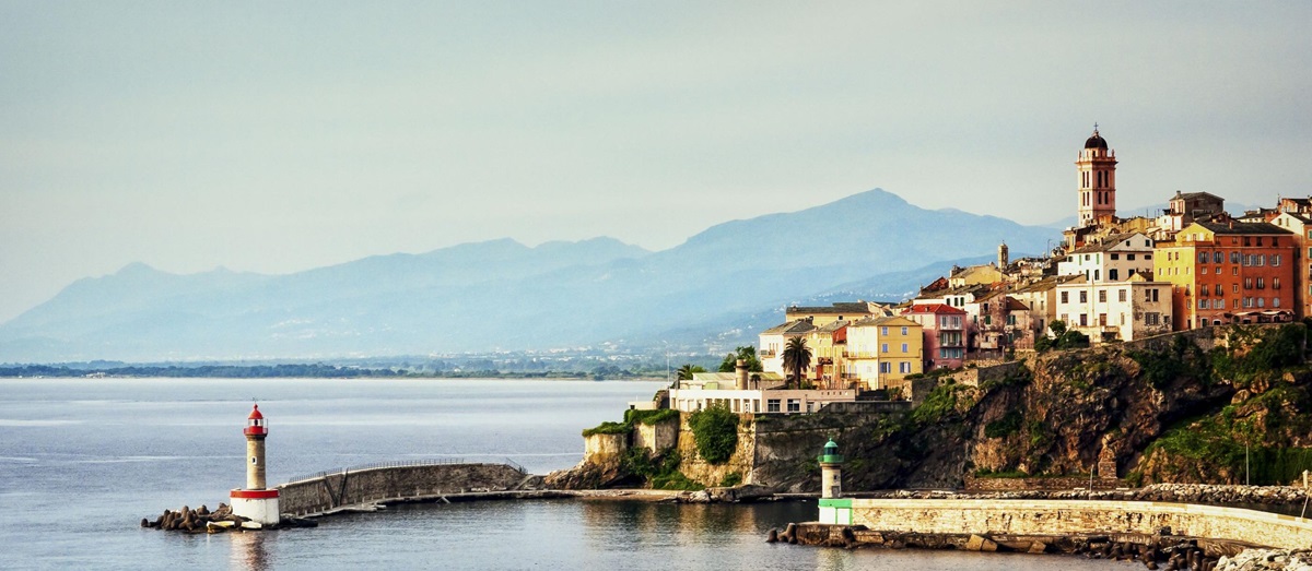 A port in Corsica, France