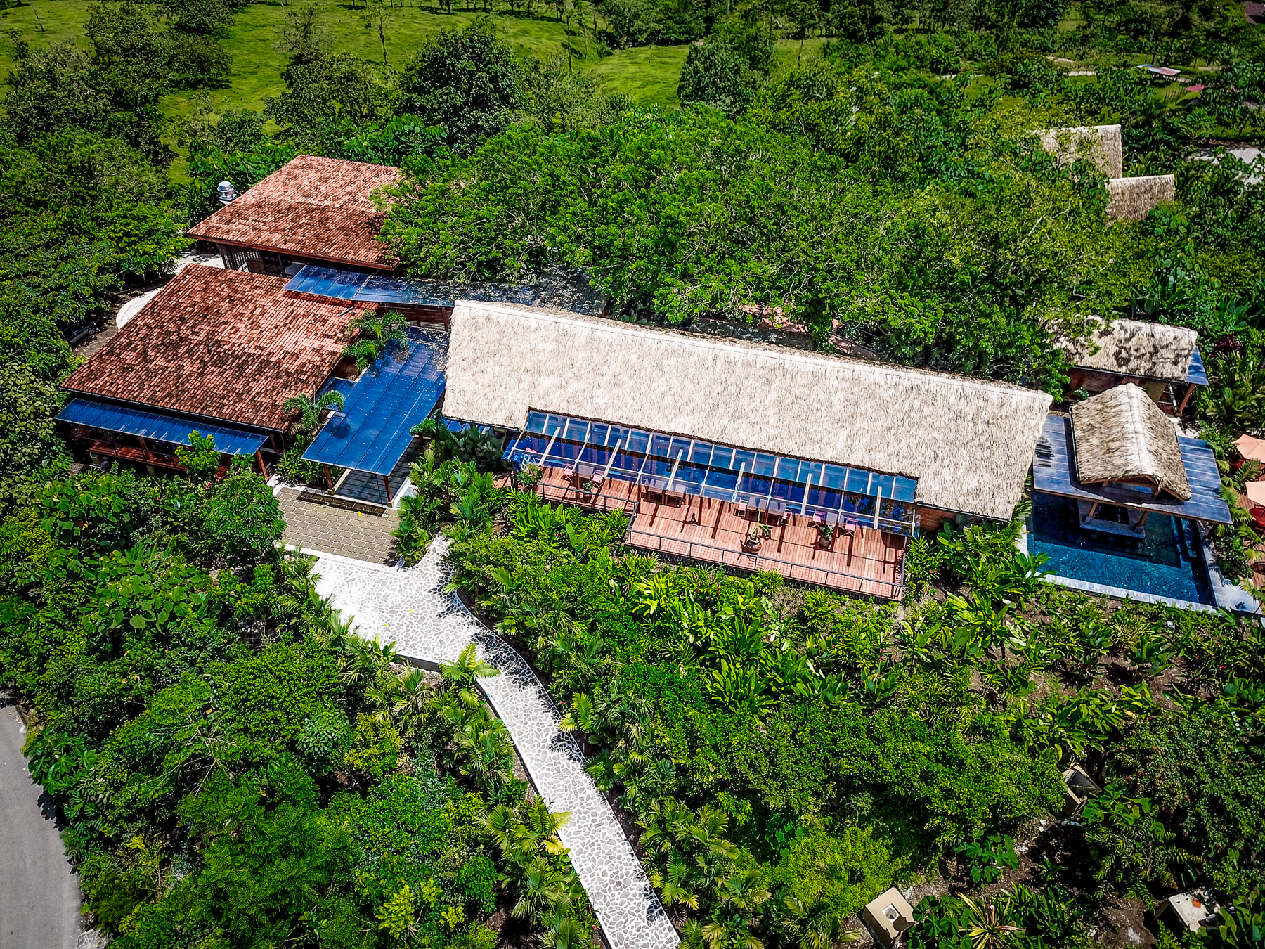 Aerial view of Amor Arenal in Costa Rica