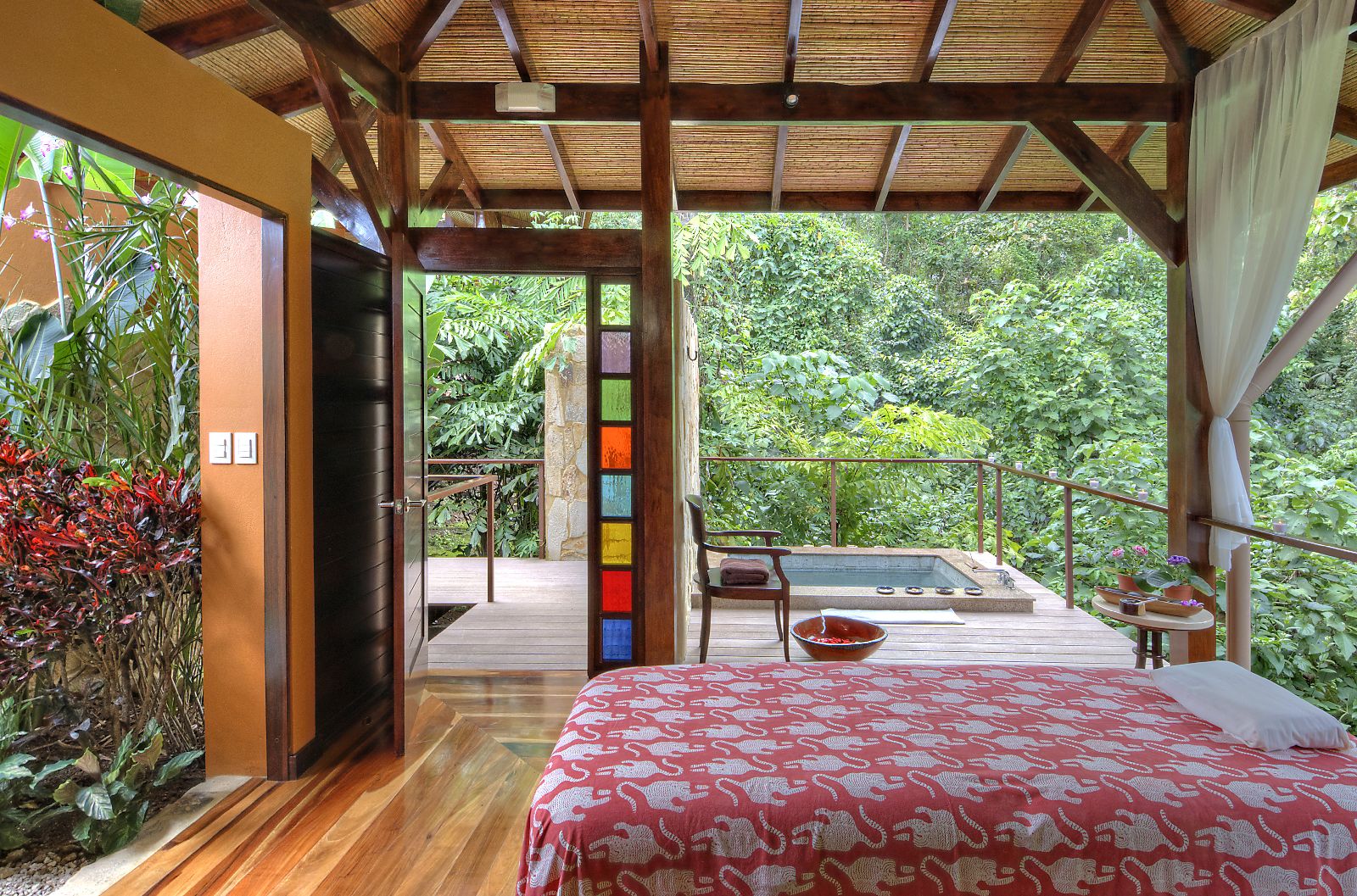 Spa and plunge pool at Arenal Nayara Gardens Costa Rica