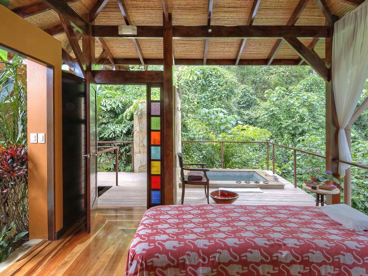 Spa and plunge pool at Arenal Nayara Gardens Costa Rica