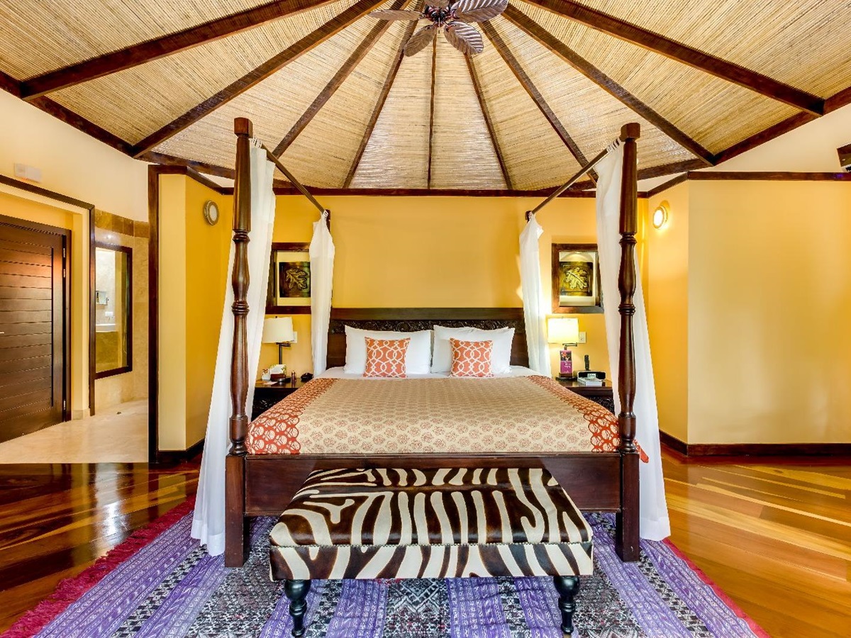 Interiors of a villa at the Arenal Nayara Gardens Costa Rica