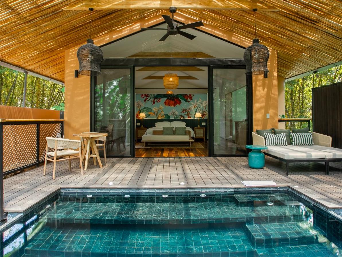 A Pool Casita at Nayara Gardens resort in Arenal Costa Rica